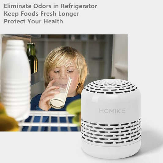 HOMIKE Refrigerator Deodorizer, Odor Eliminator, Last up to 10 Years - Image 2