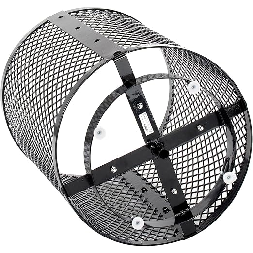 Global Industrial Outdoor Diamond Steel Trash Can - Image 6