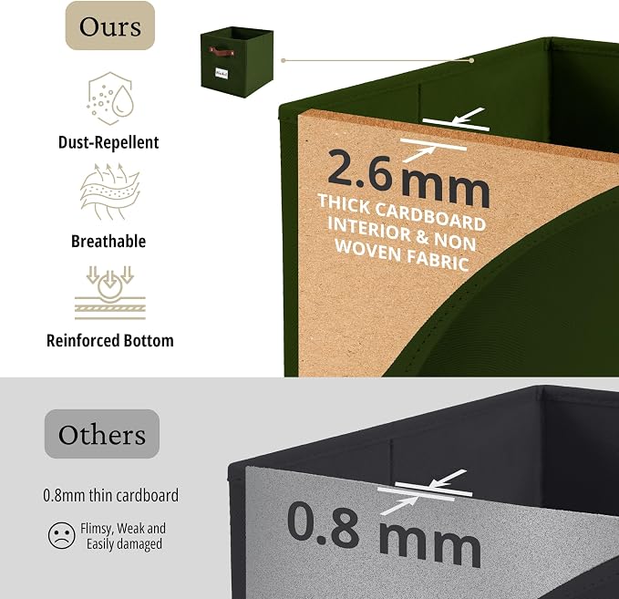 DECOMOMO Storage Bins, Cube Storage Bin - Image 5