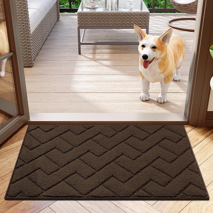 hicorfe Indoor Doormat, Welcome Door mat, Non Slip Door Mats 20"x31.5" by Hicorfe