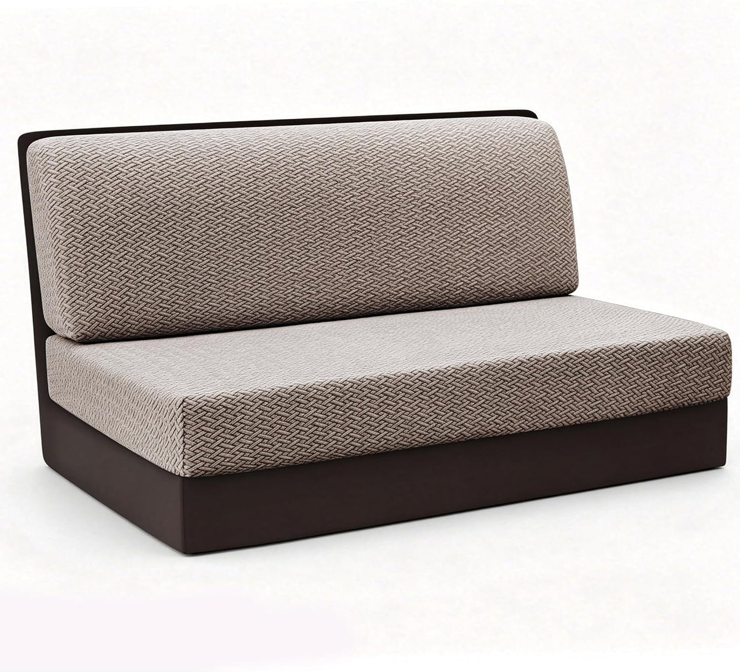2 Piece RV Couch Covers for Sofa Bed，RV Jackknife Sofa Cover for Stretchable Backrest & Seat Covers, Non Slip Washable Furniture Slipcover for Pet Friendly