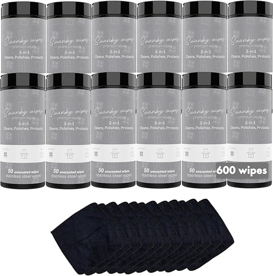Swanky Stainless Steel Cleaner Wipes by SwankyWipes