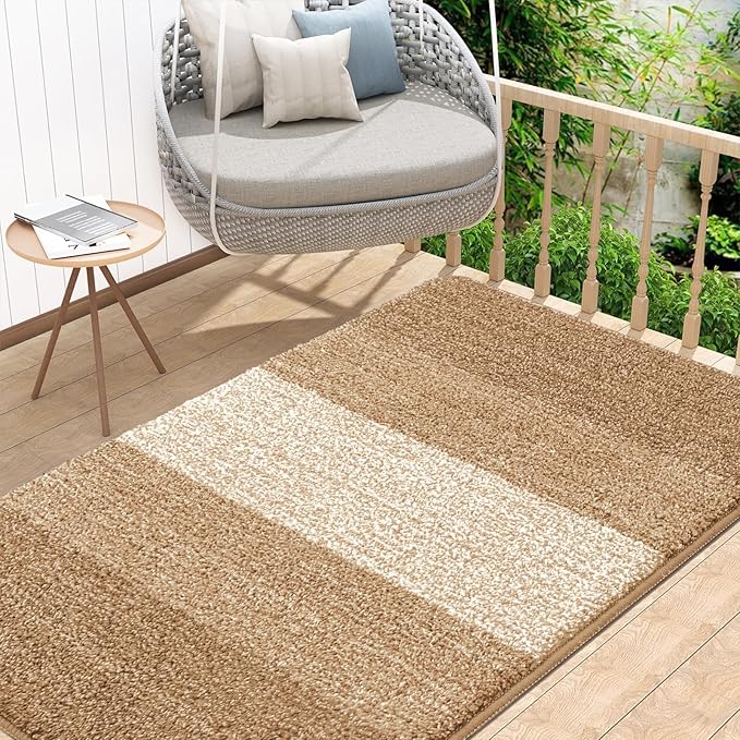 Kitinjoy Indoor Outdoor Door Mat, 48x32 Non-Slip Absorbent Dirt Trapper by Kitinjoy