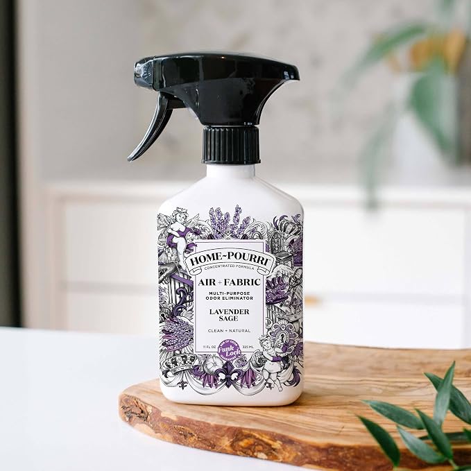Home-Pourri Air + Fabric Multi-Purpose Odor Freshener Spray, 11 Fl Oz, Lavender - Image 5