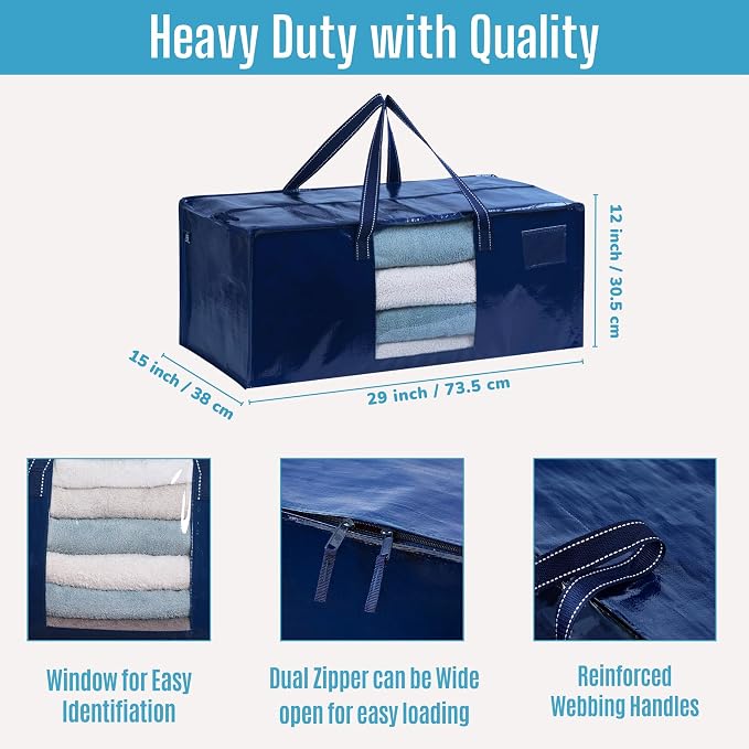 VENO 10 Pack Moving Bags Extra Large Storage Bags - Image 3