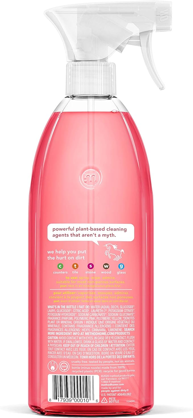 Method All-Purpose Cleaner Spray, Plant-Based and Biodegradable Formula Perfect - Image 2