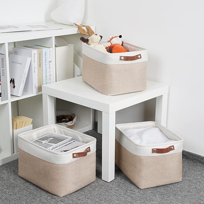 DULLEMELO Fabric Storage Bins, Storage Baskets - Image 7