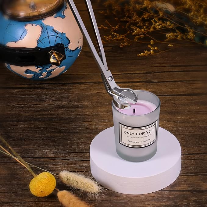 Lsnisni 4 in 1 Candle Accessory Set, Electric Lighter, Wick Cutter, Snuffer and - Image 4
