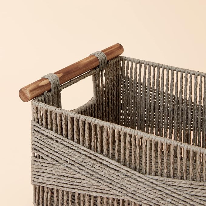 LA JOLIE MUSE Wicker Storage Baskets - Image 4