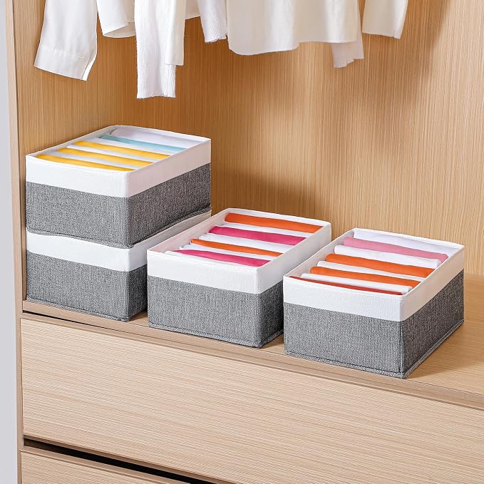 4 Packs T-shirt Drawer Organizers - Image 7
