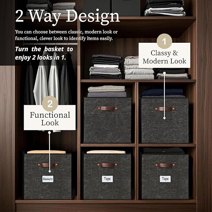 DECOMOMO Storage Bins, Cube Storage Bin - Image 4