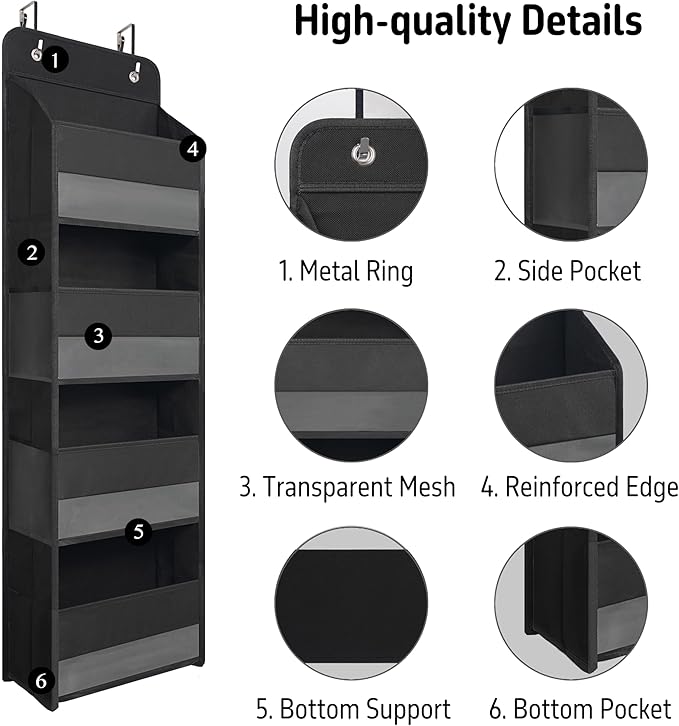 Over The Door Hanging Organizer - Image 4