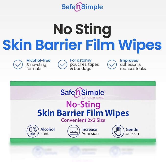 Safe n' Simple No Sting Skin Prep Wipes - Image 3