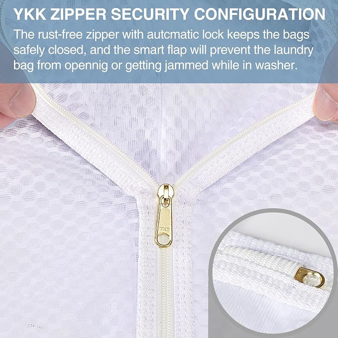 3 pcs Durable Honeycomb Mesh Laundry Bags - Image 4