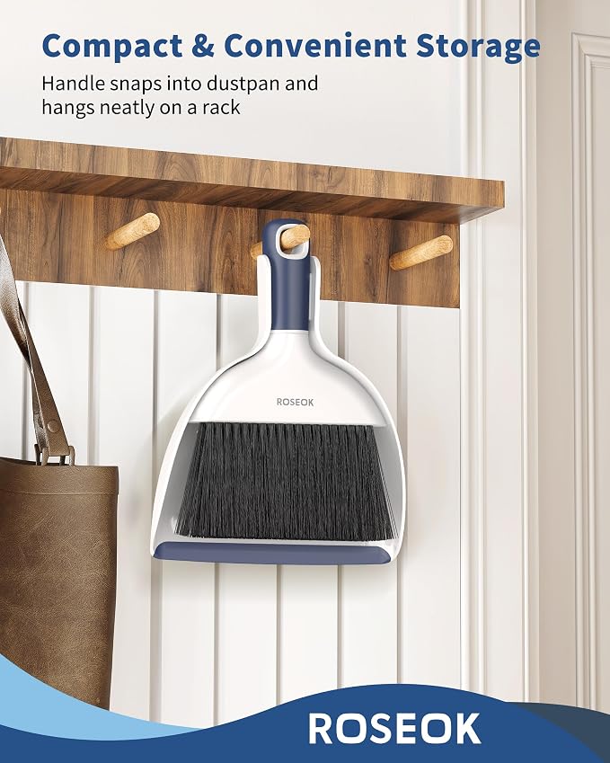Mini Broom and Dustpan Set for Cleaning, Compact Desktop Dustpan - Image 6