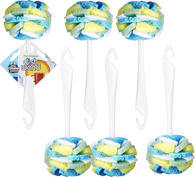 Compac Home Dish SpongeWand Plus Tri Surface Scrubbing Sponge - Image 2