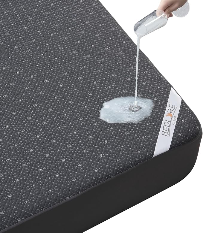 BEDLORE California King Mattress Protector, Waterproof Noiseless Mattress Cover - Image 9