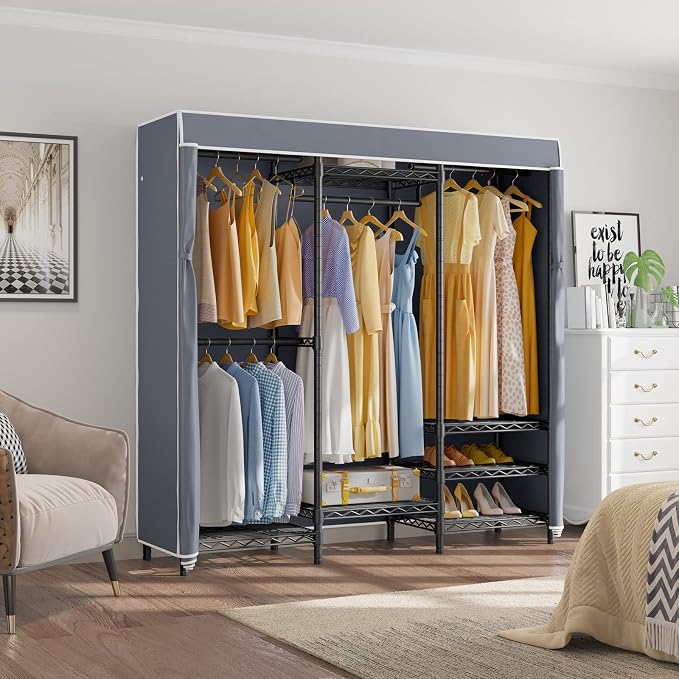 VIPEK V5C Covered Clothes Rack Heavy Duty Portable Closet Wardrobe, - Image 2