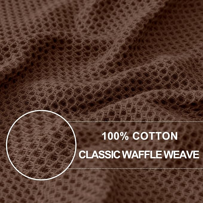 Homaxy 100% Cotton Waffle Weave Kitchen Dish Towels, Ultra Soft Absorbent Quick - Image 2
