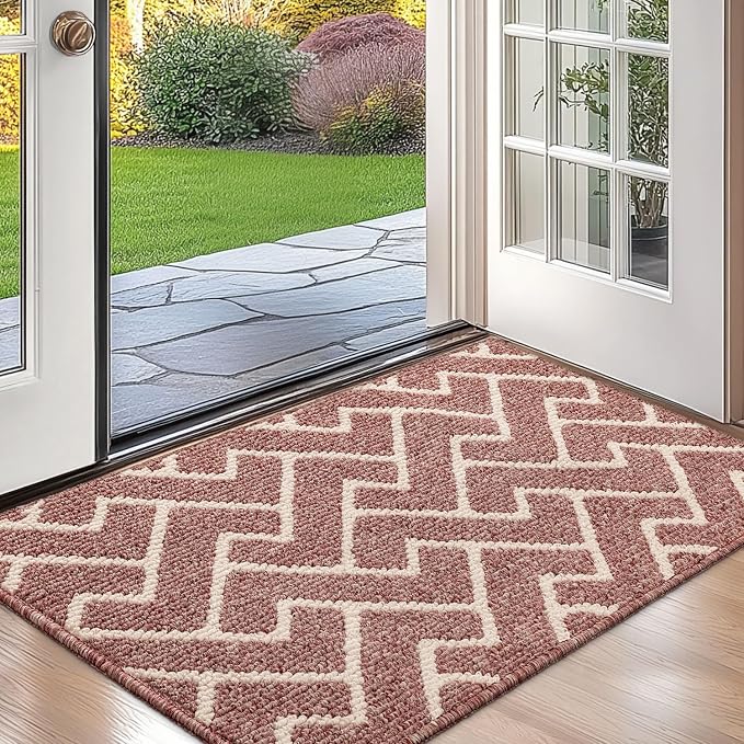 hicorfe Indoor Doormat, Front Back Door Mat TPR Backing Non Slip Mats 24"x35" by Hicorfe