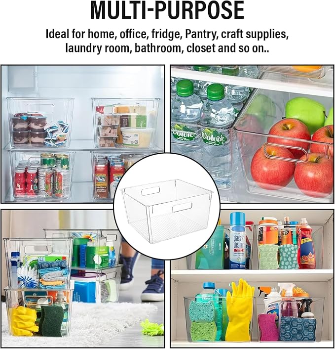 Clear Extra Large Plastic Storage Bins - Image 5