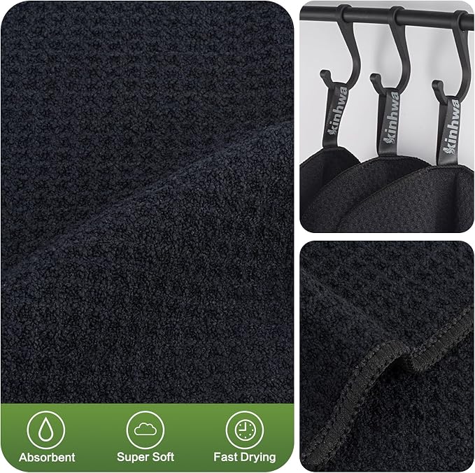 KinHwa Dish Cloths for Washing Dishes Kitchen Towels Microfiber Dish Towels for - Image 3