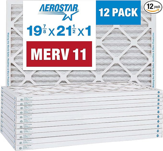 Aerostar 19.875x21.5x1 MERV 11-12 Count by AirFiltersDelivered
