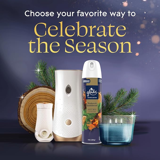 Glade Automatic Spray Refill, Embers & Sandalwood, Scented Air Freshener - Image 7