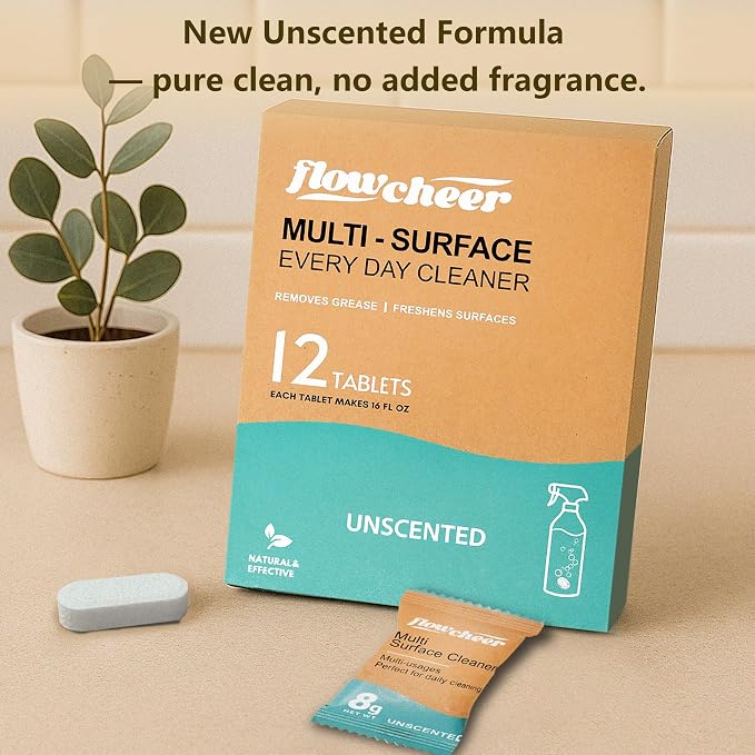 All Purpose Cleaner Concentrate Refills, No Toxic Cleaning Tablets-Makes 192fl - Image 2