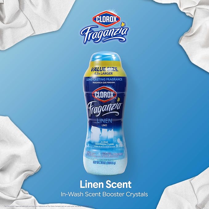 Clorox Fraganzia Laundry Scent Booster Crystals in Linen Scent - Image 2