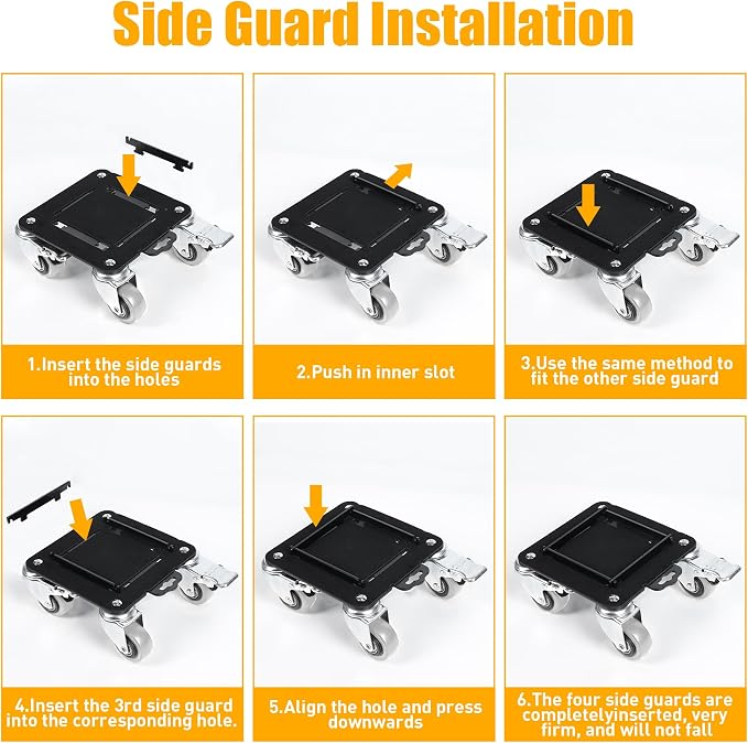 Furniture Movers with 4 Wheels, Heavy Duty Furniture Lift Mover Tool Set with - Image 4