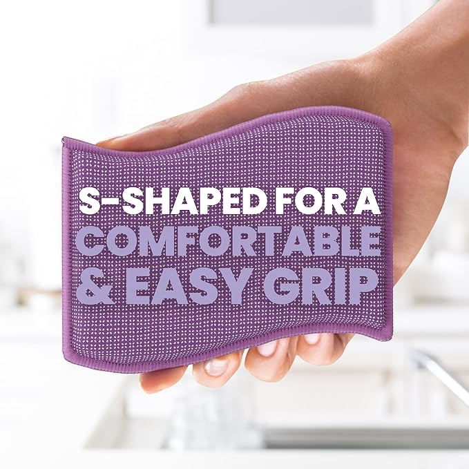 Scotch-Brite Stay Clean Scrubber Pads, Non-Scratch Dish Sponges - Image 2
