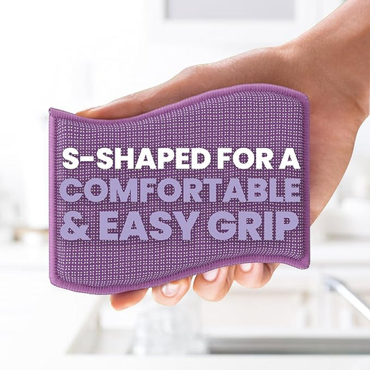 Scotch-Brite Stay Clean Scrubber Pads, Non-Scratch Dish Sponges - Image 2