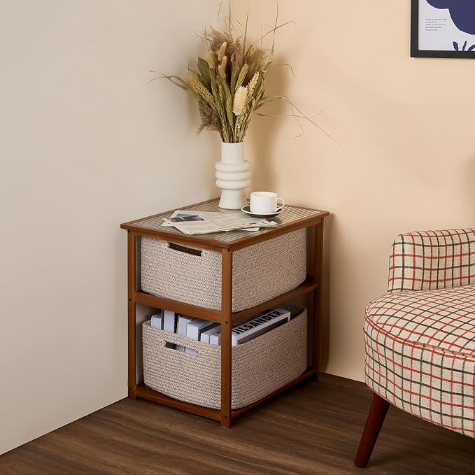 Large Storage Baskets for Shelves, Closet Organizers Bins for Clothes Blanket - Image 8