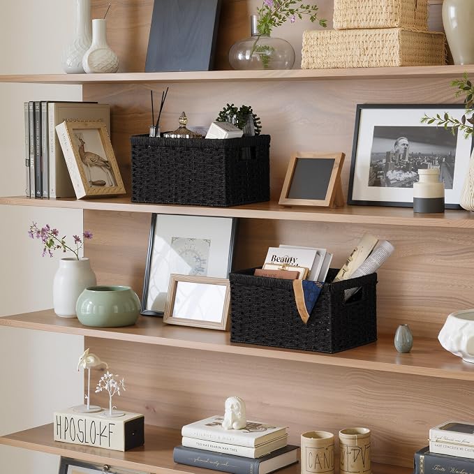 StorageWorks Pantry Baskets, Wicker Storage Baskets - Image 7
