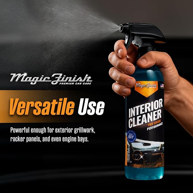 Magic Finish Interior Cleaning Spray – All-in-One Car Cleaner Spray - Image 3
