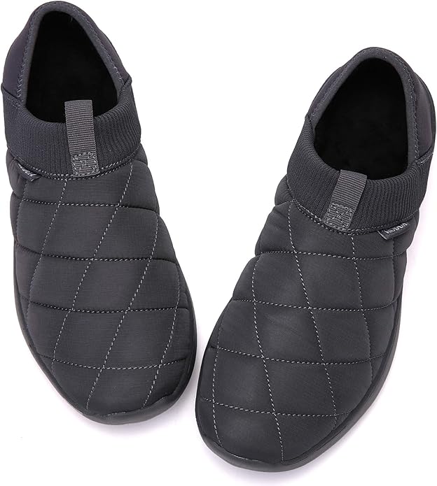 KUBUA Slippers for Men and Womens Indoor House Shoes Plush Slip on Outdoor - Image 5