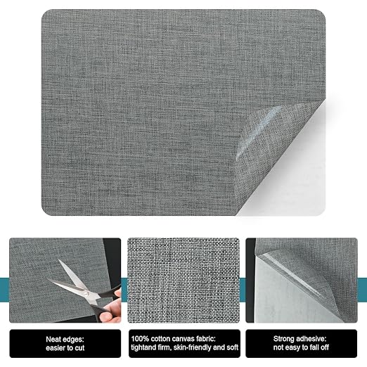 J.CARP 2Pcs Linen Repair Patches, Large Self-Adhesive Fabric Patch - Image 3
