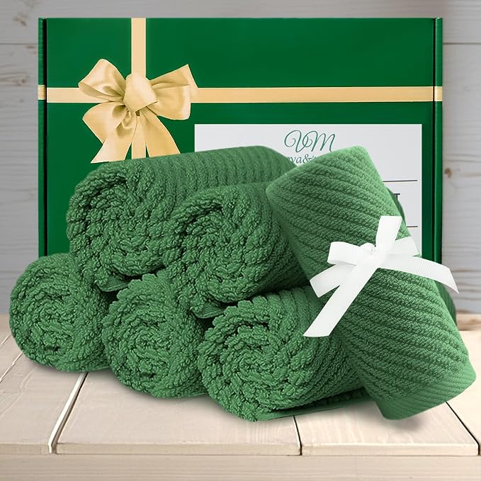 VOOVA & MOVAS Green Washcloths, Wash Cloths - Image 5