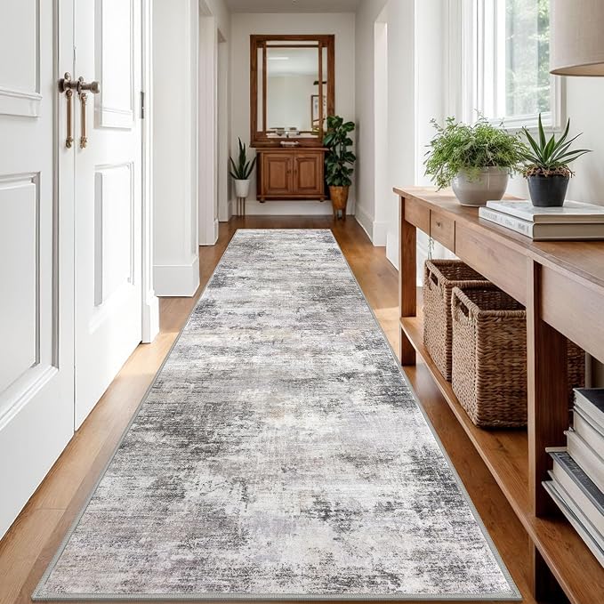 IOHOUZE Abstract Runner Rug 3x12 Ft Washable Runners - Image 8
