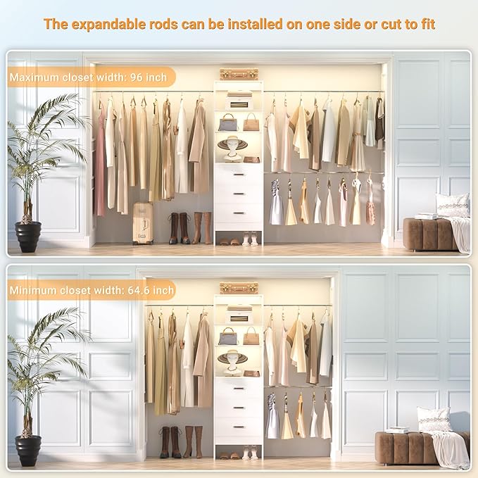 96'' Closet Organizer System - Image 5