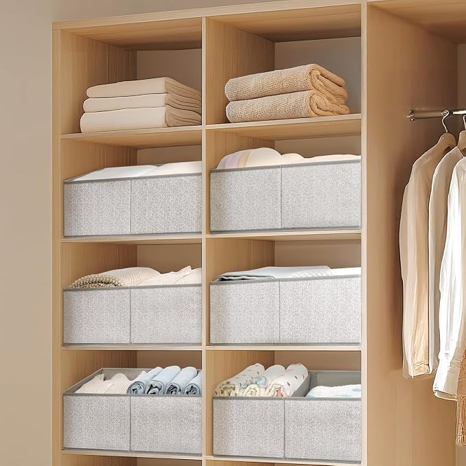 DIMJ Storage Baskets for Shelves 8 Packs - Image 6
