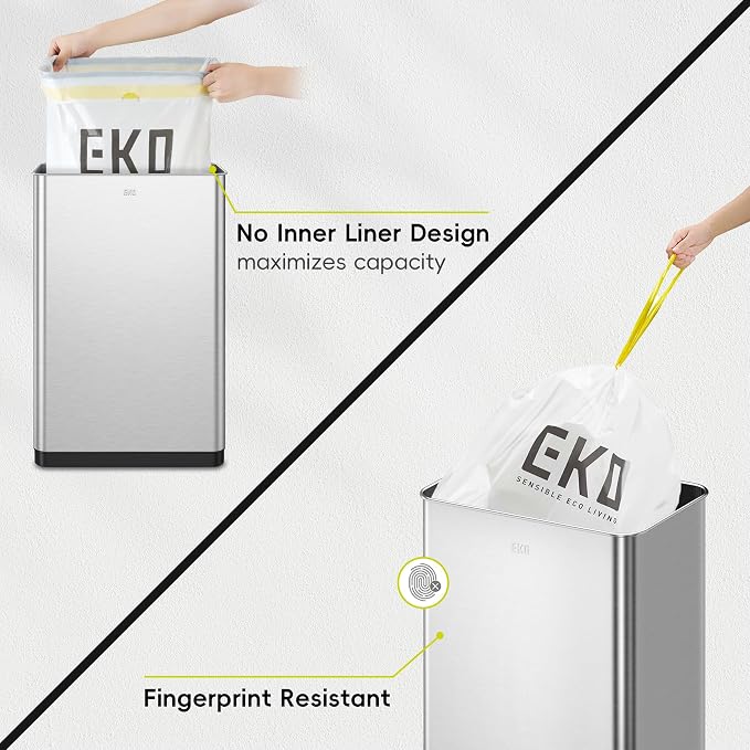 EKO Mirage X 80 Liter / 21.1 Gallons Motion Sensor Trash Can, Automatic Large - Image 9