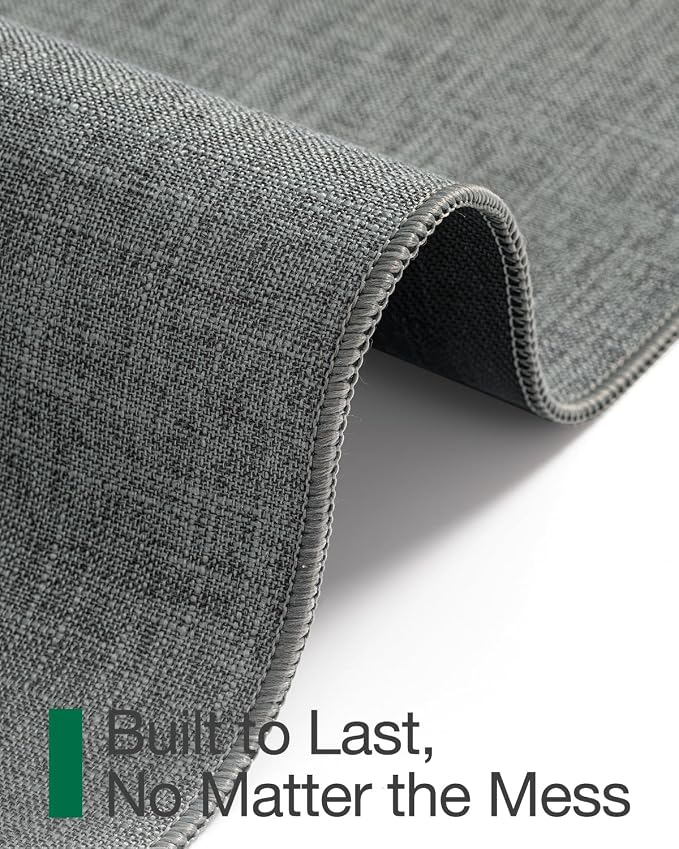 LUMI Ultra Thin Door Mat for Entryway, Low Profile Non Slip Rubber Backing - Image 6