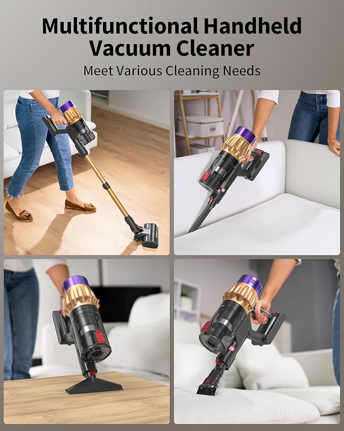 Cordless Vacuum Cleaner, 580W 50Kpa 65Mins, Vacuum Cleaners - Image 7