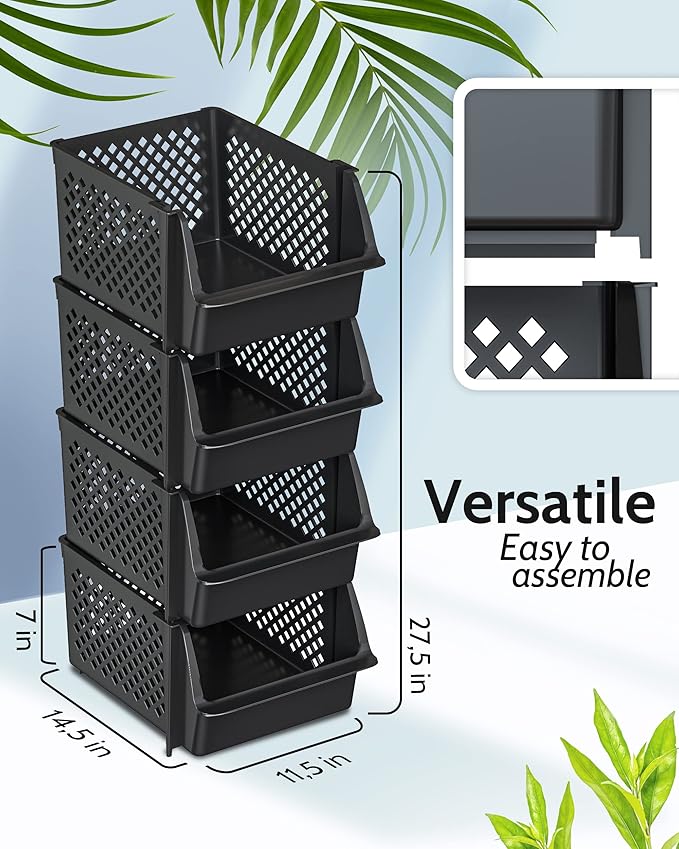Skywin TidyFriend Stackable Storage Bins - Image 3