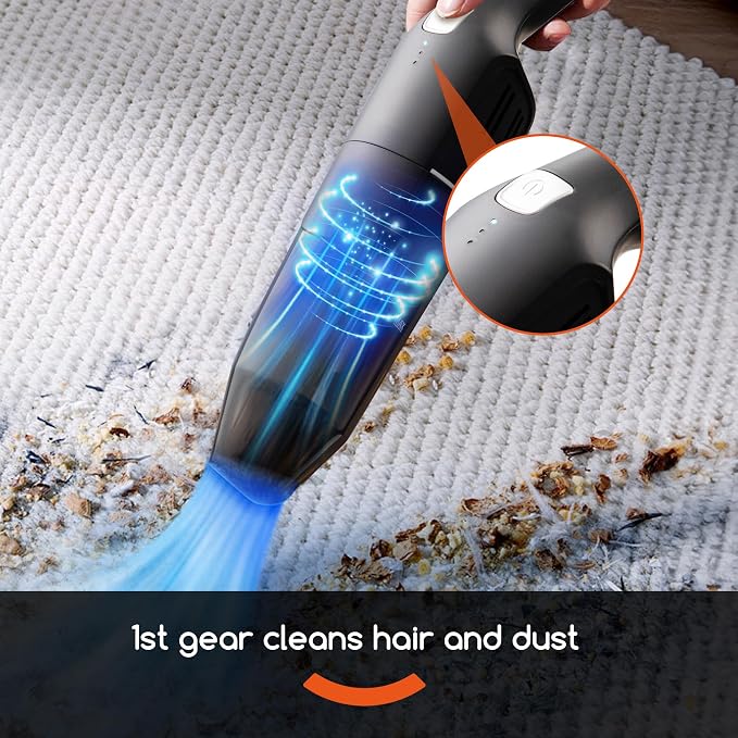 Cordless Stick/Handheld Vacuum Cleaner, 10-17Kpa 2-Level Powerful Suction - Image 3