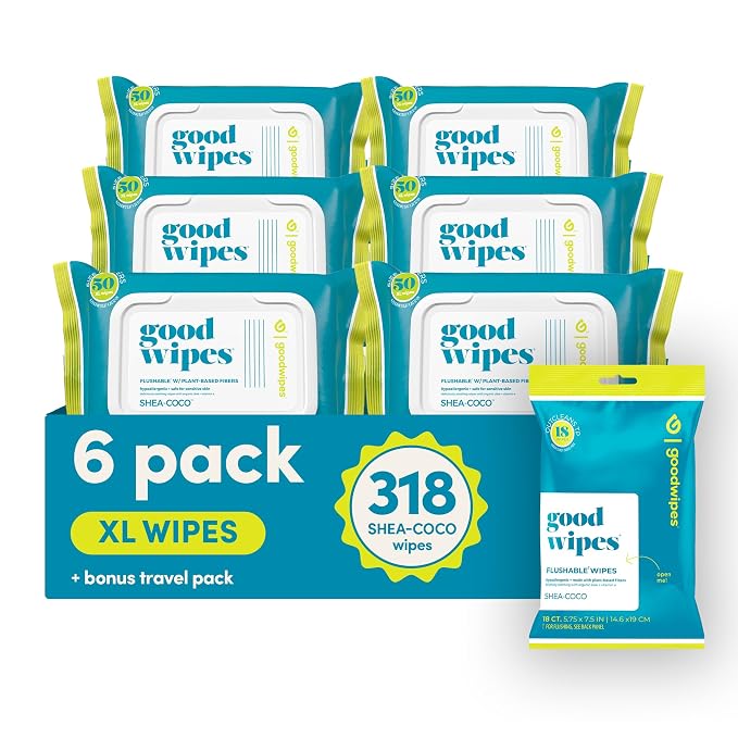 goodwipes Flushable Butt Wipes by goodwipes