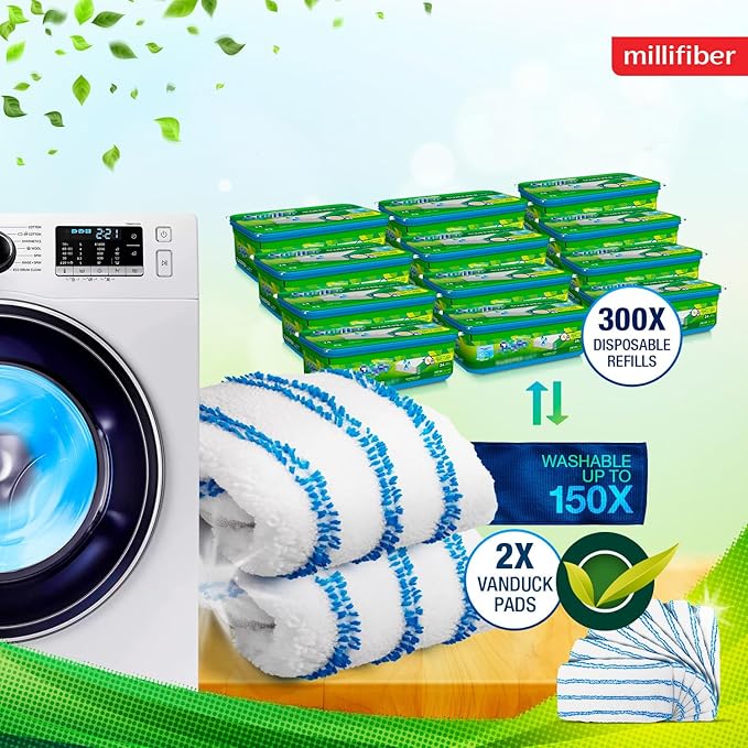 Microfiber Reusable Mop Pads Compatible - Image 5