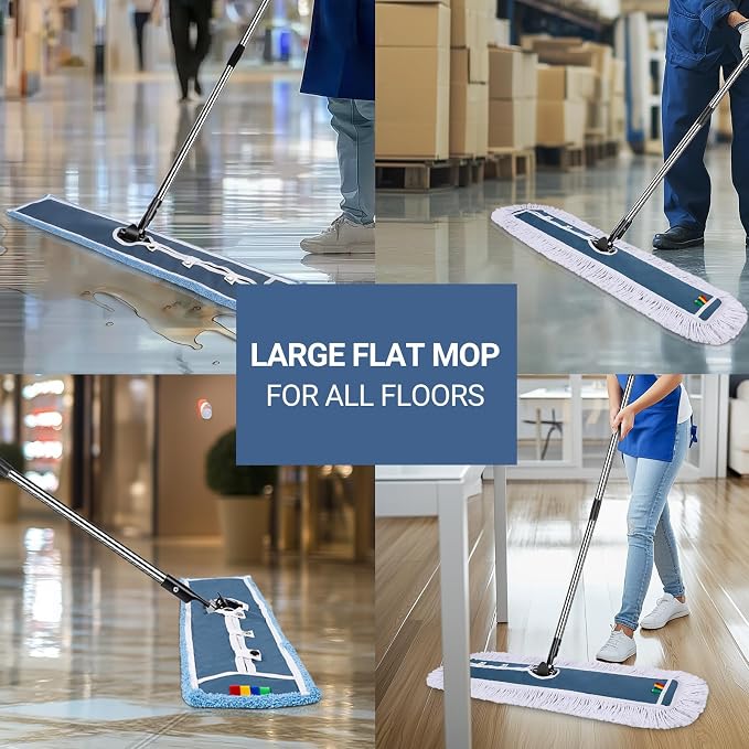 MASTERTOP Industrial Mop, Extra Large Floor Mop - Image 6
